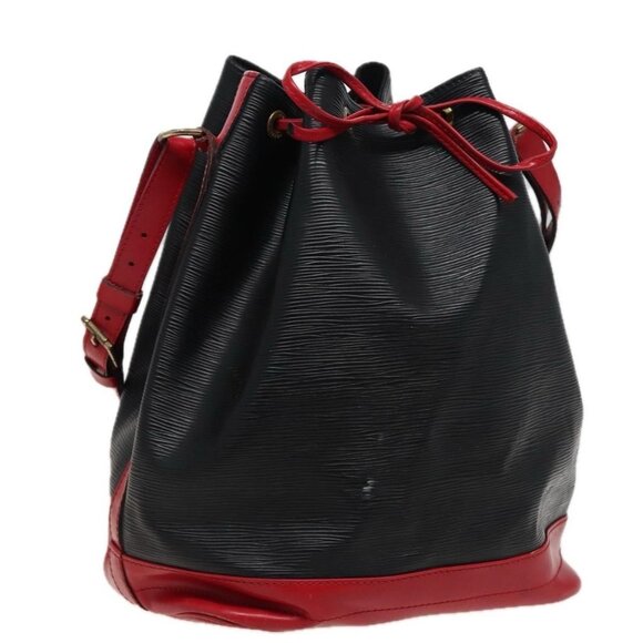 Authentic LOUIS VUITTON Epi Noe Shoulder Bag By color Black Red M44017 LV